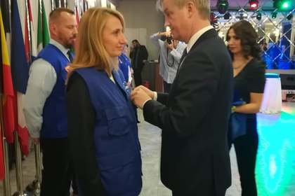 Анна Ковачева от Европейската наблюдателна мисия в Грузия бе отличена в Мтцхета